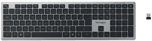 Tastatura Kensington EQ KB535, reincarcabila, conexiune wireless sau bluetooth, gri